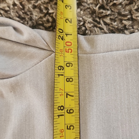 REI Co-Op Take Your time Pullover Size Small Gray Cowl Neck Tie Waist - Picture 13 of 15